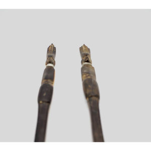 African Hand Carved Spoon & Fork